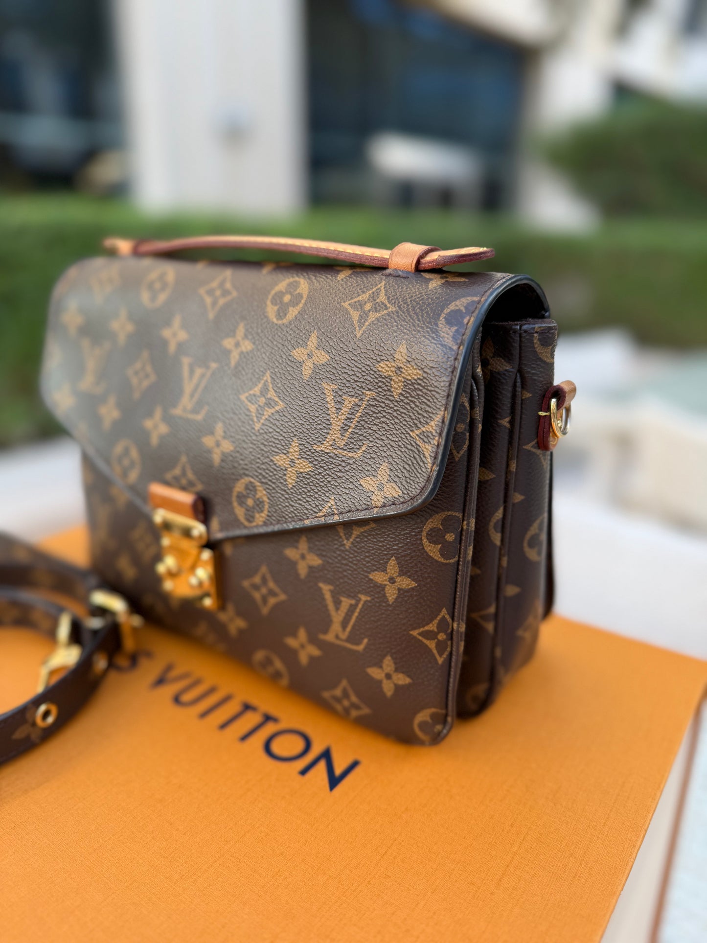 Louis Vuitton Pochette Métis Monogram Canvas Brown