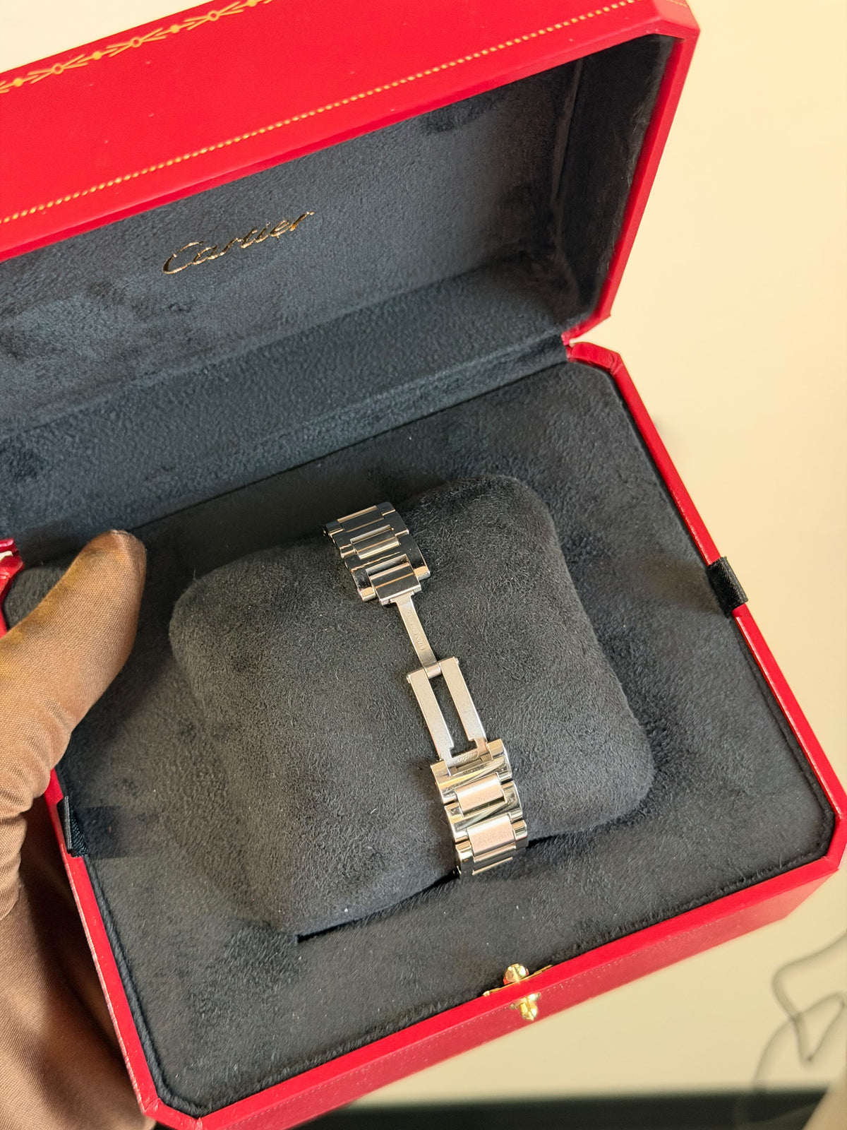 Cartier Ballon Bleu 33mm Ladies Automatic Steel 4373 Only With Box Like New