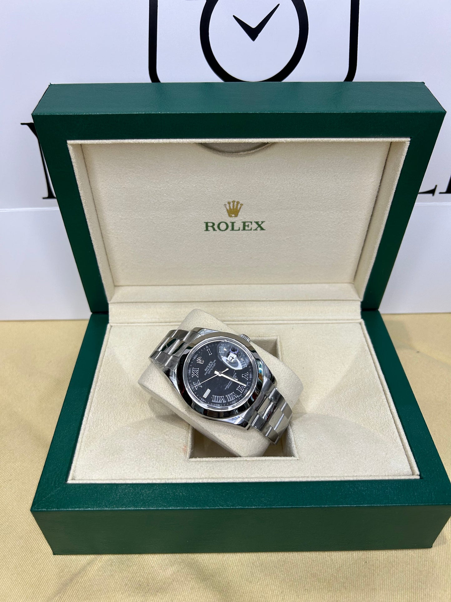 Rolex Men’s Datejust 41mm Steel 116334 Automatic Polished With Box