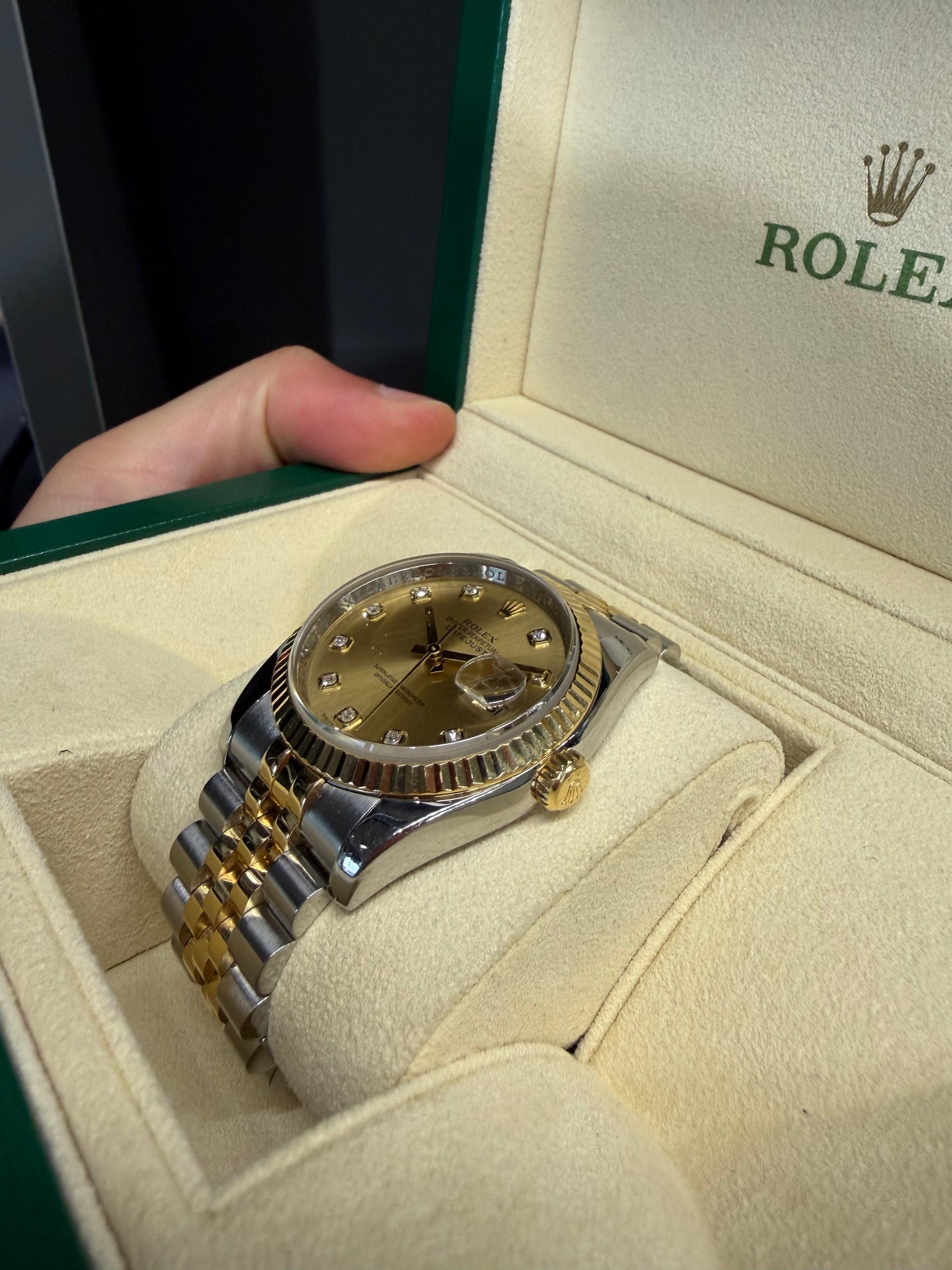 Rolex Ladies 116233 36mm Steel/Gold Automatic 2008 Year With Box and Papers