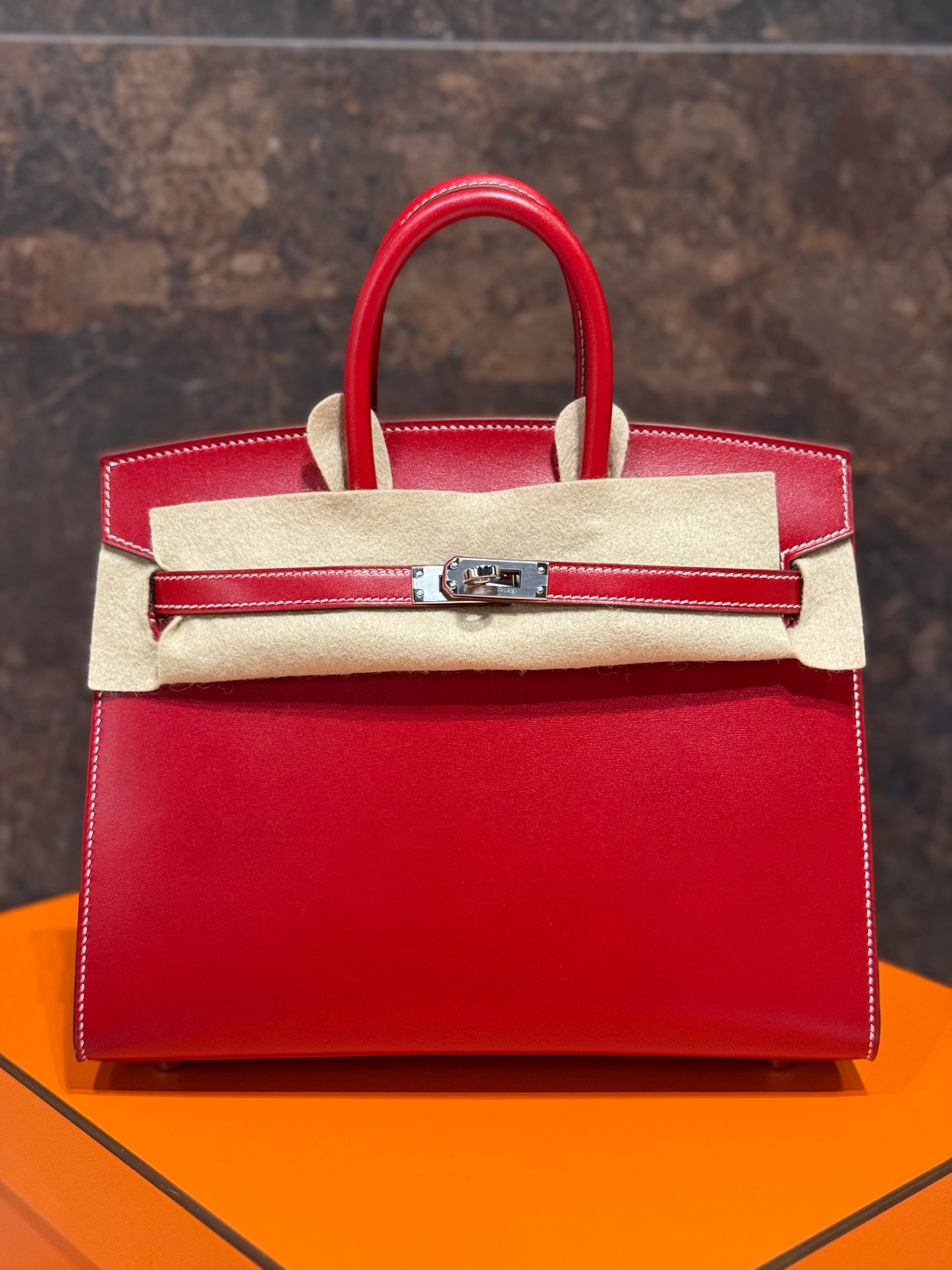 Hermes Ladies Birkin 25 Sellier New 2024