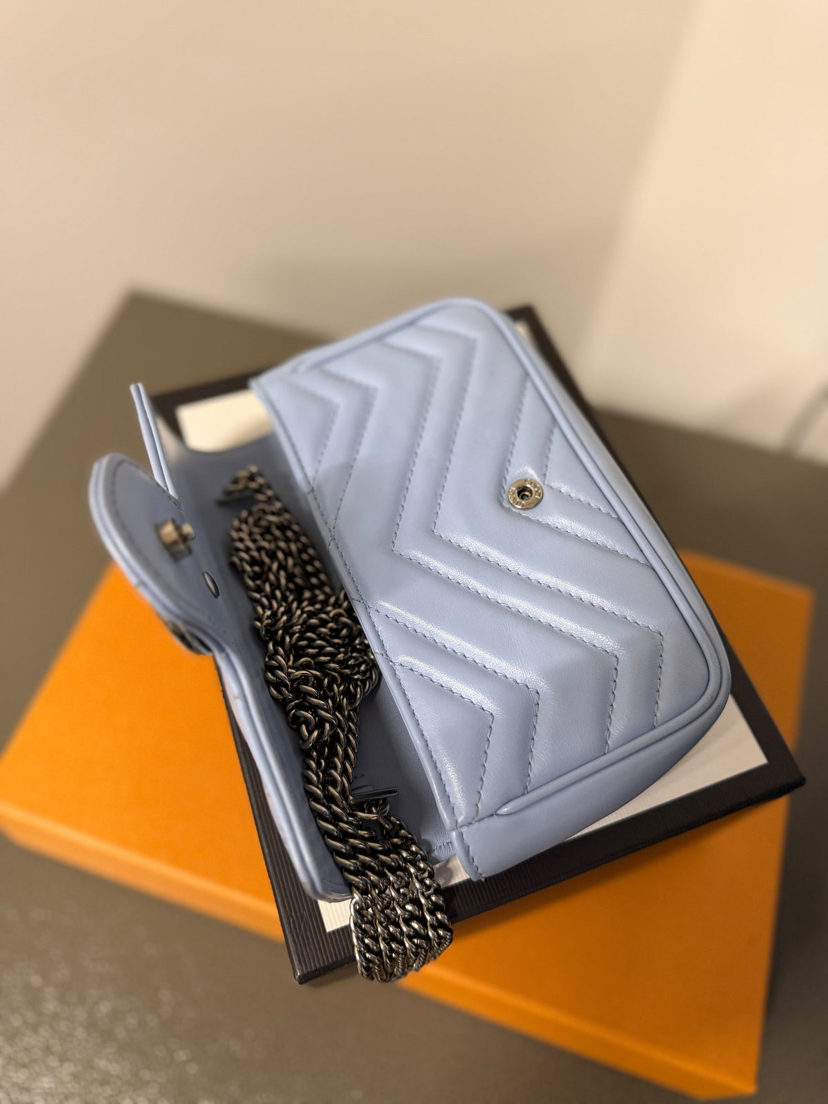 Gucci GG Marmont Quilted Leather Mini Bag