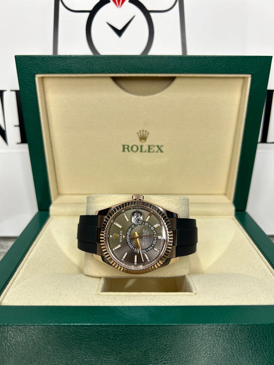 Rolex Sky-Dweller 18K Rose Gold Men’s Automatic 336235. 2023 Year