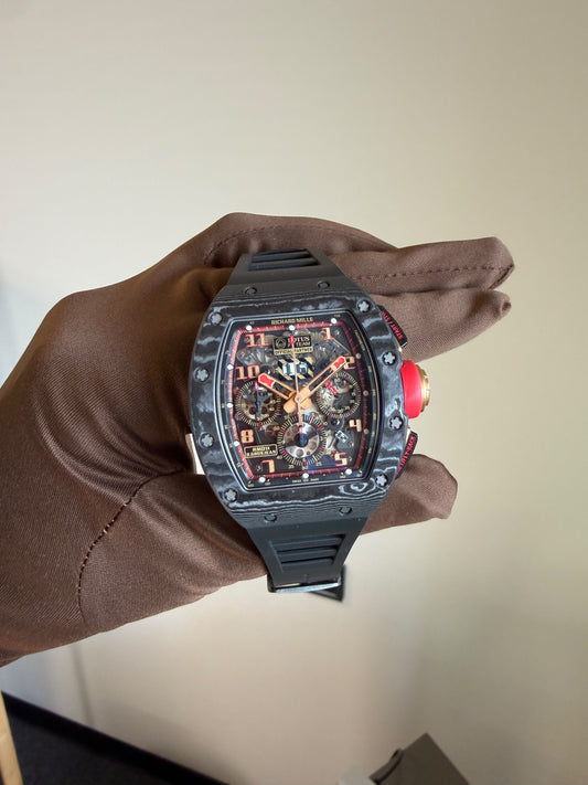 Richard Mille RM 011 “Romain Grosjean” — Lotus F1 Team (2014). With Box And Papers