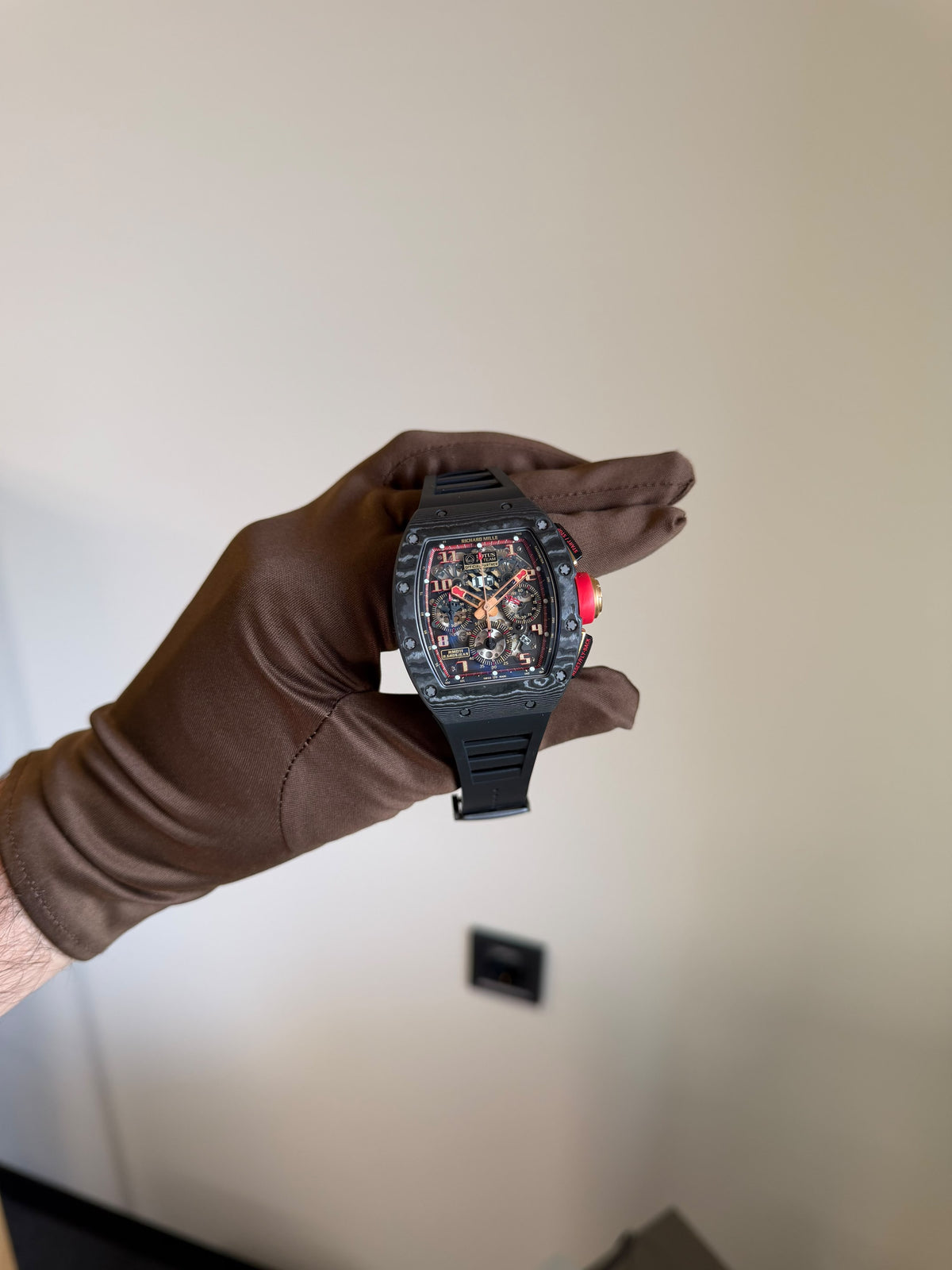 Richard Mille RM 011 “Romain Grosjean” — Lotus F1 Team (2014). With Box And Papers