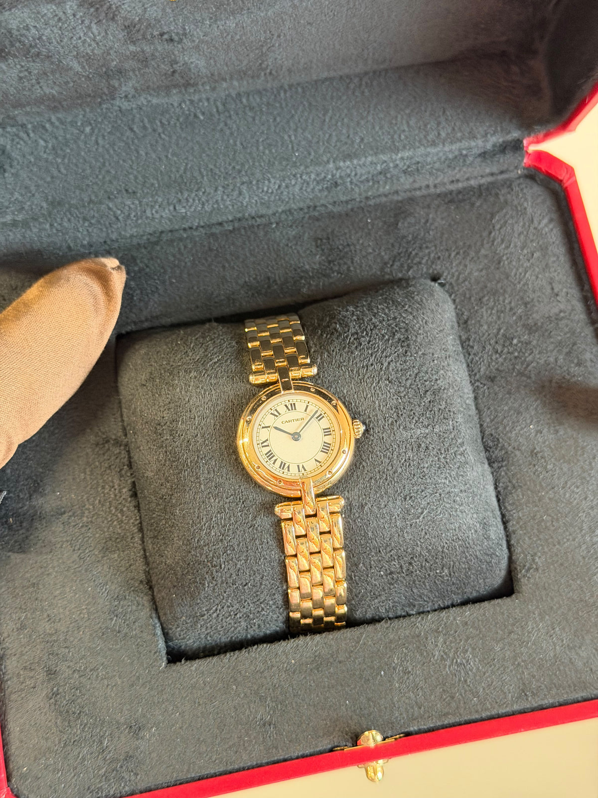 Cartier Panthère Vendôme 18K Yellow Gold Quartz Ladies Only With Box