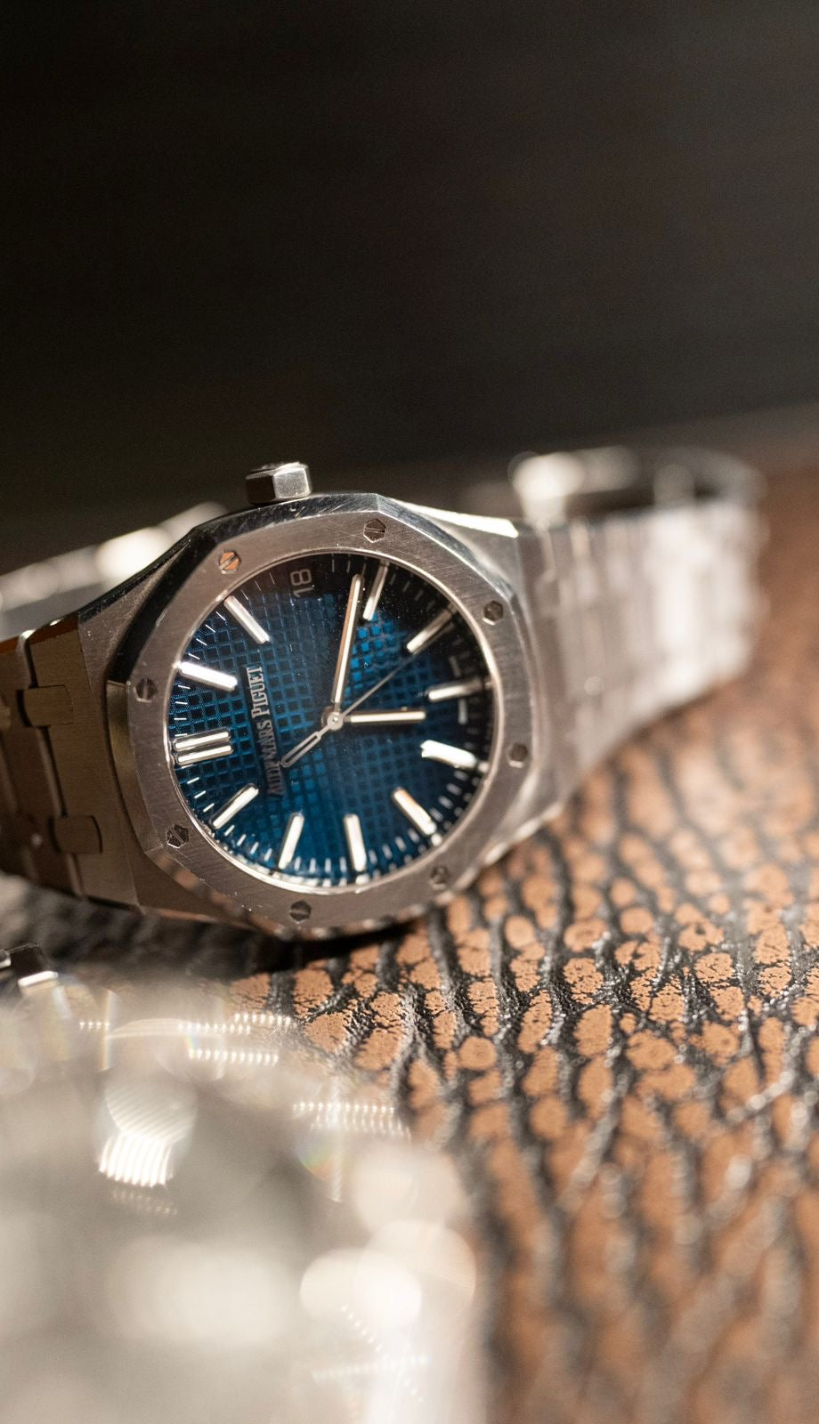Audemars Piguet 15510ST.OO.1320ST.01 Men’s 41mm Blue Dial Stainless Steel With Box and Papers