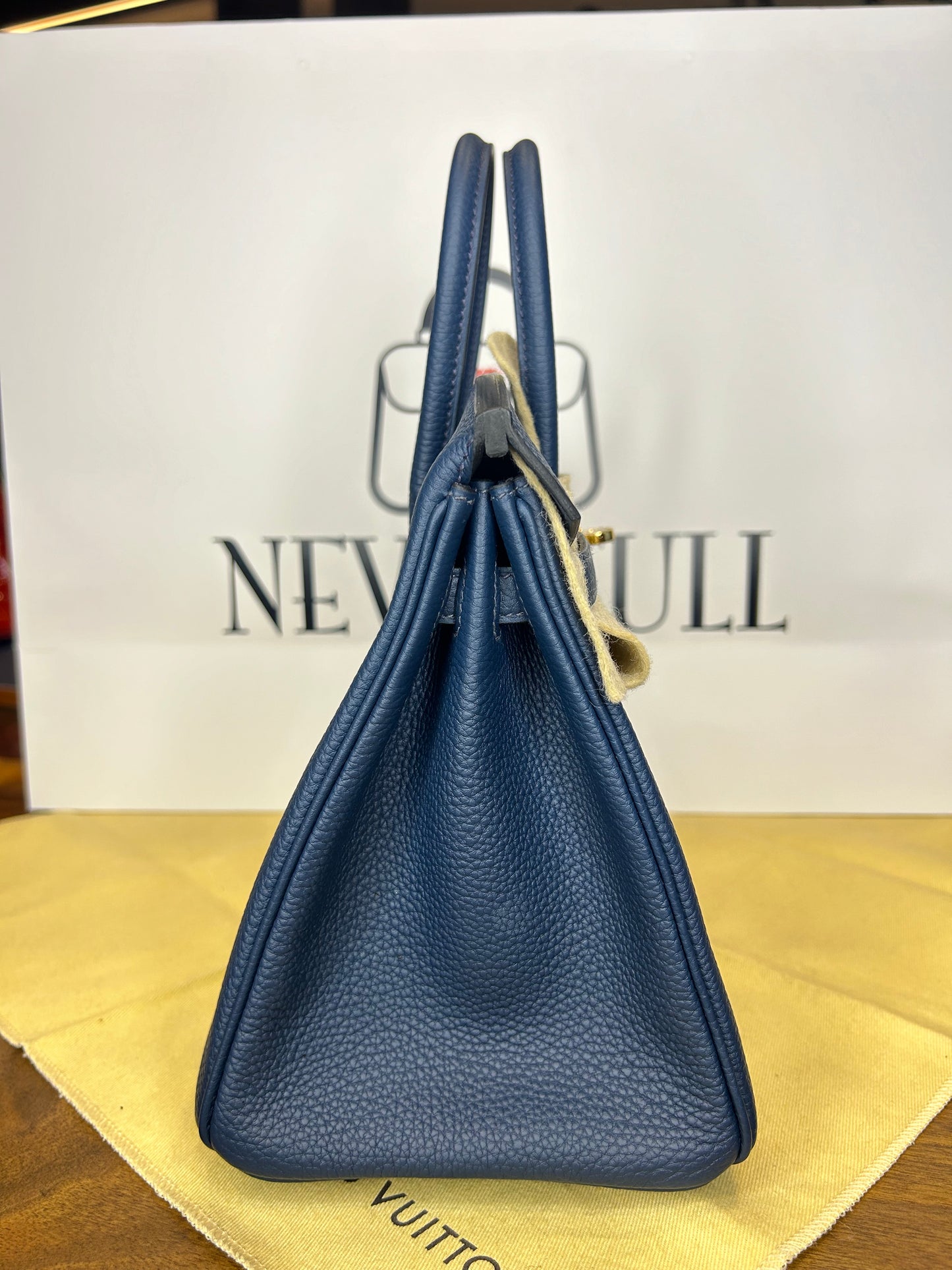 Hermes Birkin 25 Bleu De Prusse GHW New 2024 Full Set