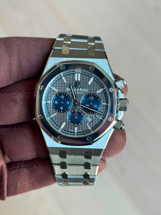 Audemars Piguet Royal Oak Chronograph 41mm 2019 Year New Titanium, Platinum Bezel Limited-500 Pc 26331IP.OO.1220IP.01