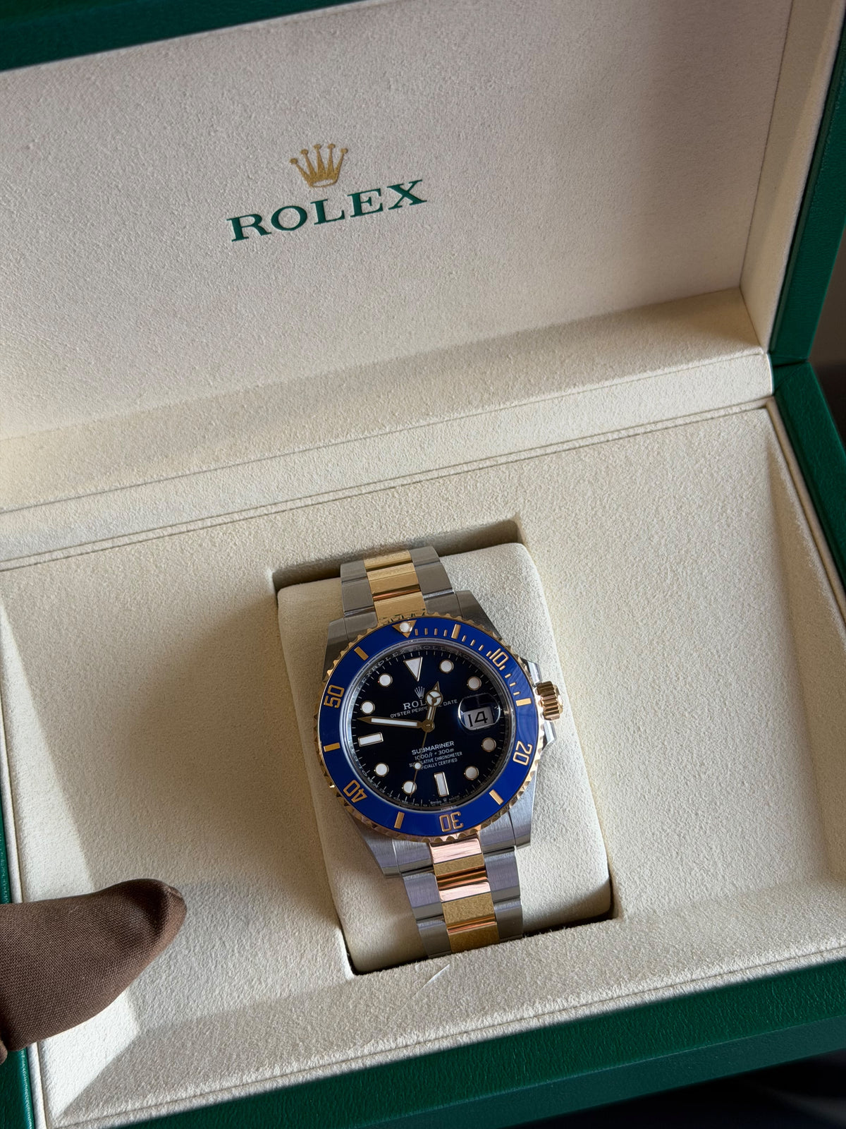 Rolex Subamariner 41mm Steel/Yellow Gold Automatic Blue Dial 2026 Like New Full Set 126613LB