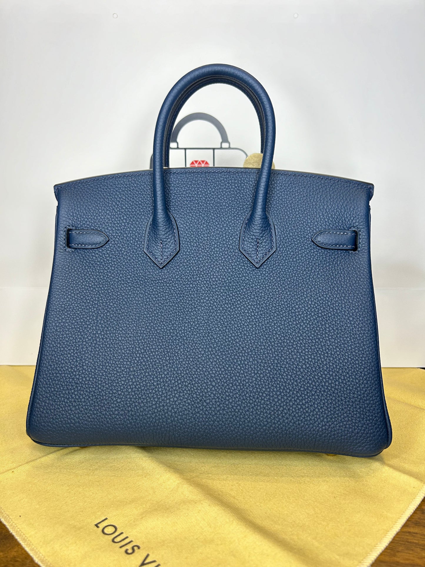 Hermes Birkin 25 Bleu De Prusse GHW New 2024 Full Set