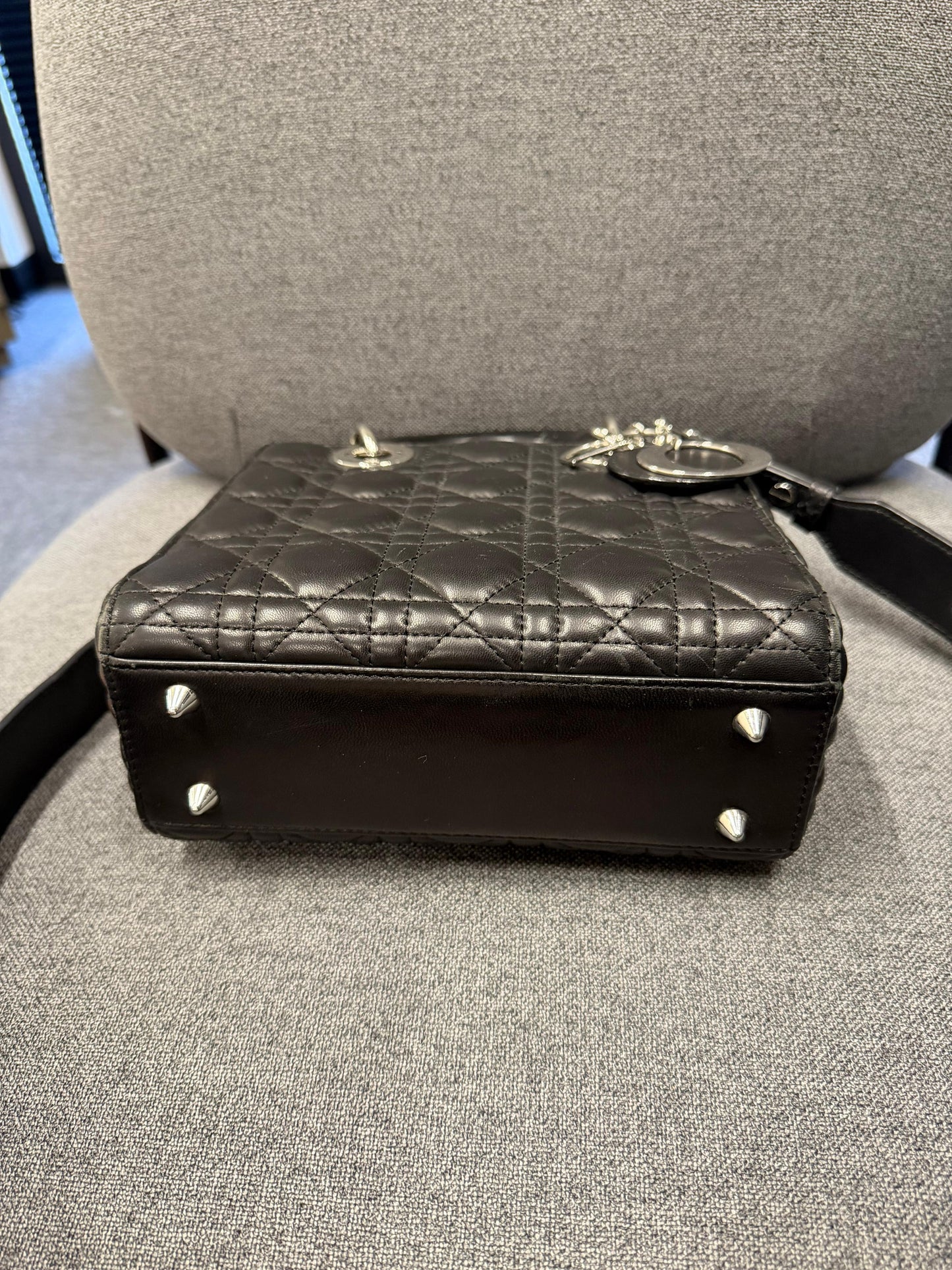 Dior Mini Lady Dior Black Cannage Bag