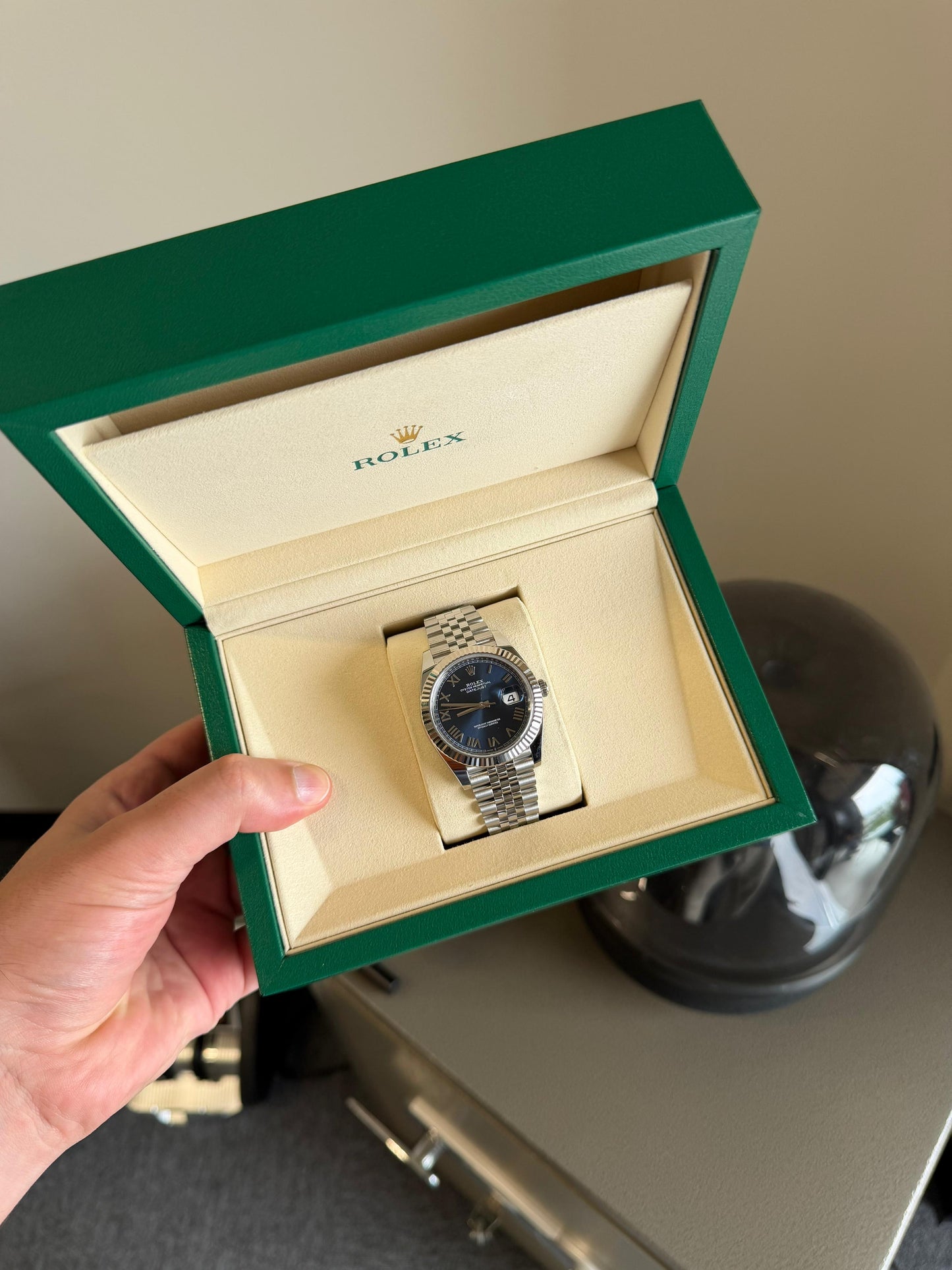 Rolex Datejust 2026 Brand New 41mm Blue Roman Dial Ref:126334

With Box And Paper