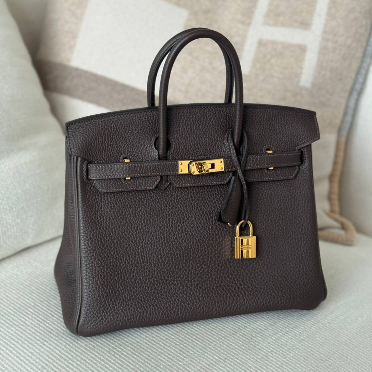 Hermes Birkin 25 Ebene GHW 2023 Years Like New