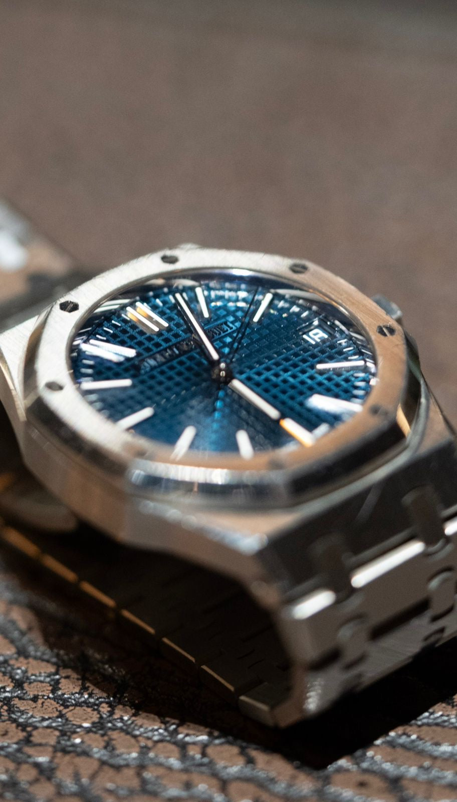 Audemars Piguet 15510ST.OO.1320ST.01 Men’s 41mm Blue Dial Stainless Steel With Box and Papers