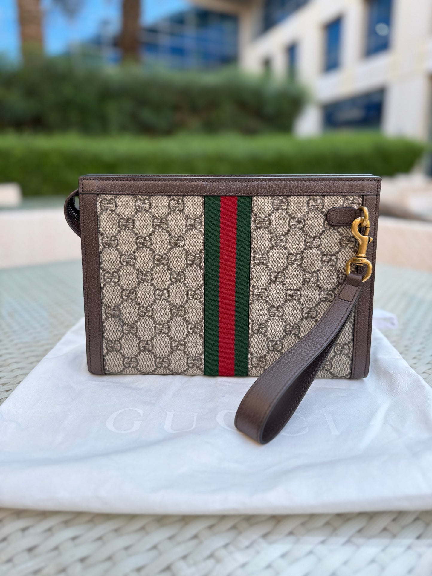 Gucci Ophidia Small Pouch Small Canvas Like New