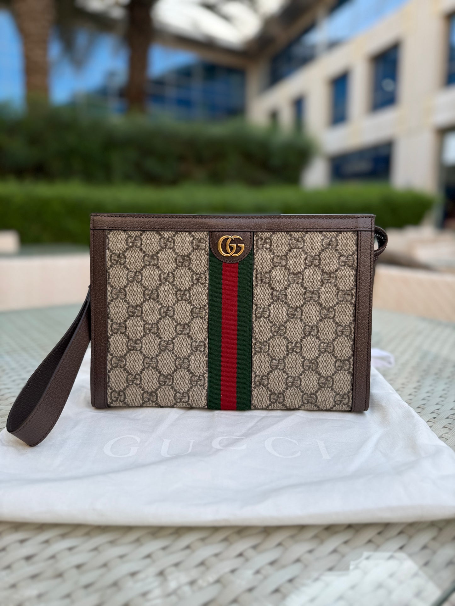 Gucci Ophidia Small Pouch Small Canvas Like New