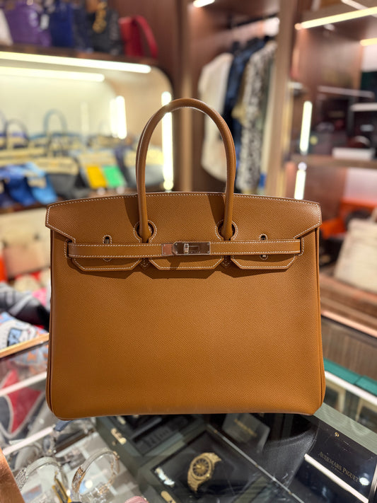 Hermes Birkin 35 Epsom Leather PHW