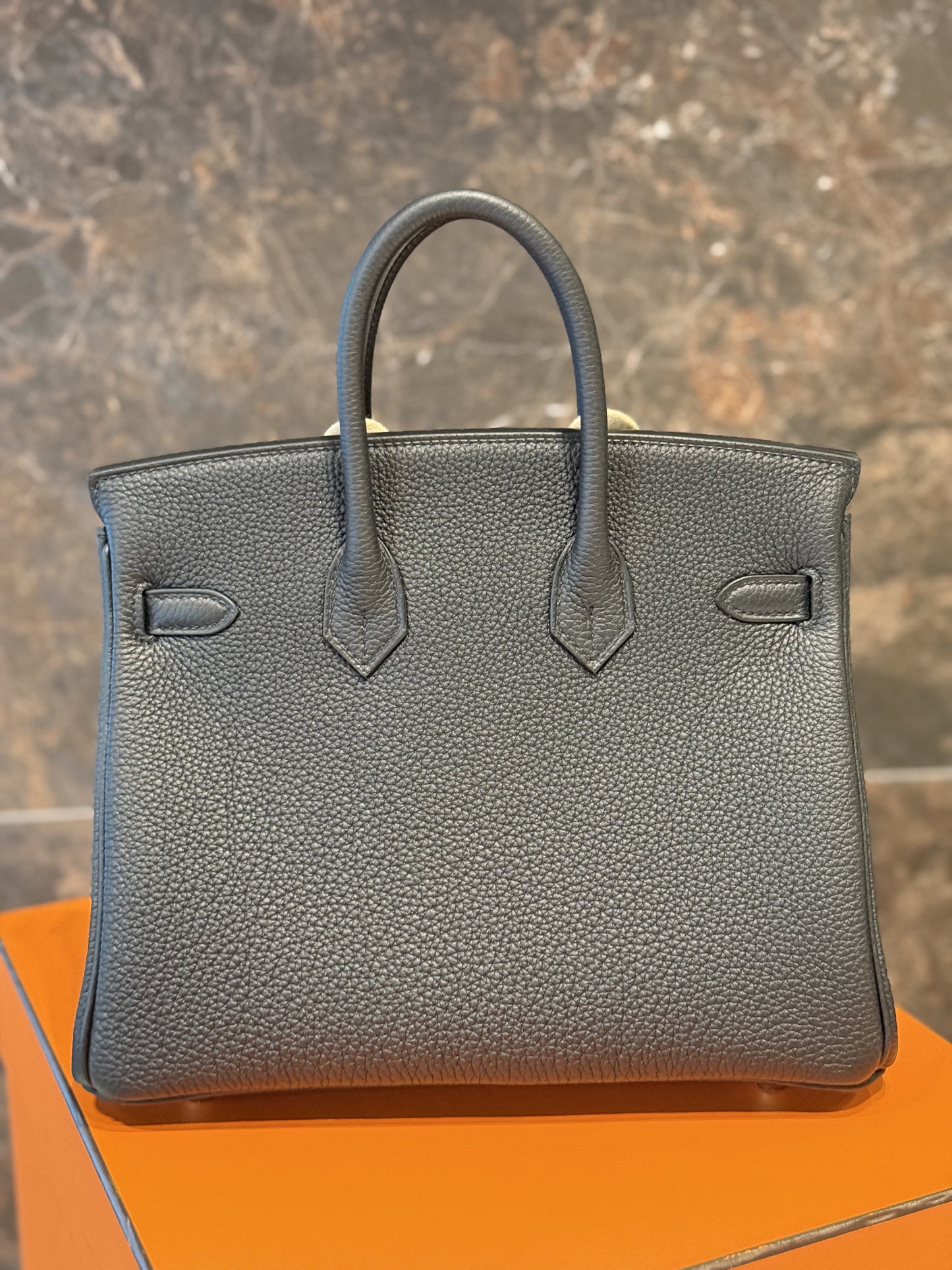 Hermes Ladies Birkin 25 Noir Black GHW Fresh 2024