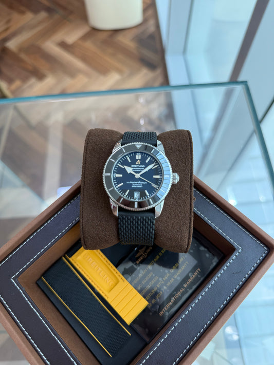 Breitling Superocean 42mm Steel Automatic AB2010121B1S1 Heritage II B20 Full Set 2019 Almost New.