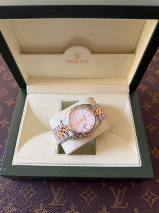 Rolex Unisex Datejust 36mm Steel/Gold 116233 Automatic 2009 Year Full Set