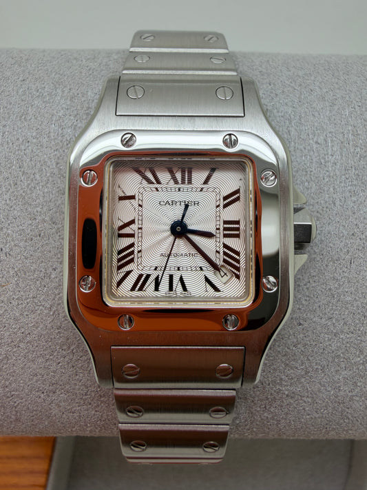 Cartier Santos Galbee Small Size Automatic Ladies Steel 2423