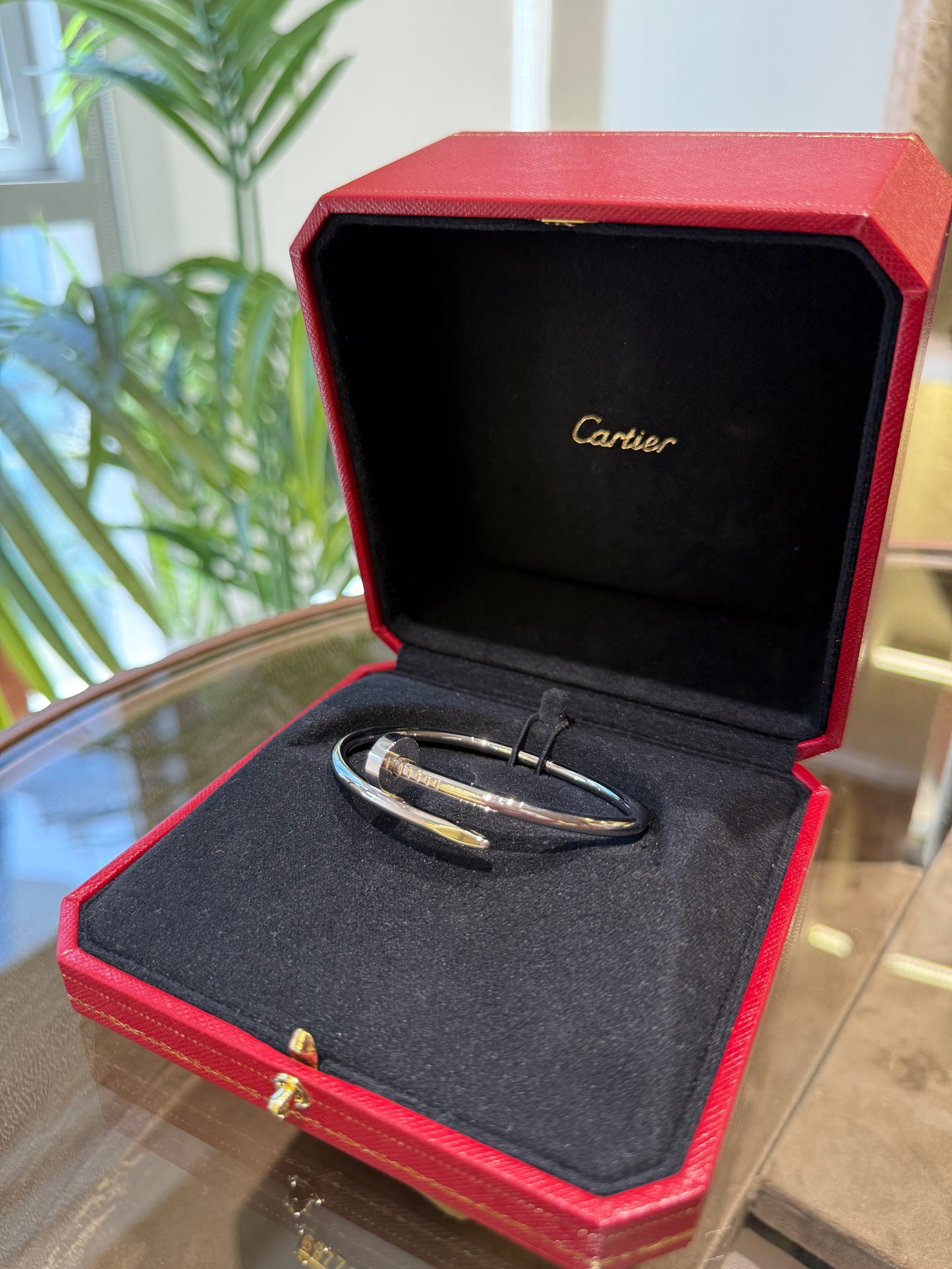 JUSTE UN CLOU BRACELET, CLASSIC MODEL 17 Size 18K White Gold 2023 Full Set