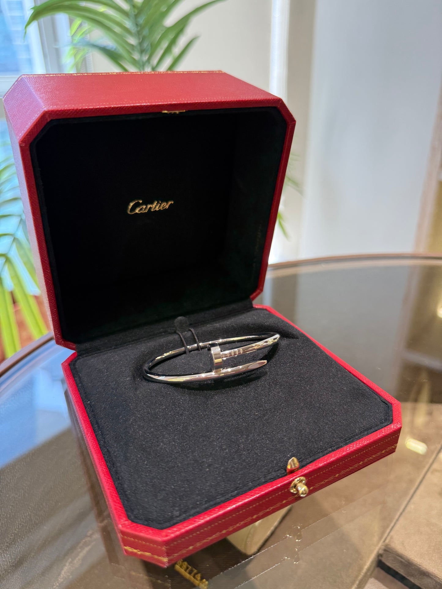 JUSTE UN CLOU BRACELET, CLASSIC MODEL 17 Size 18K White Gold 2023 Full Set