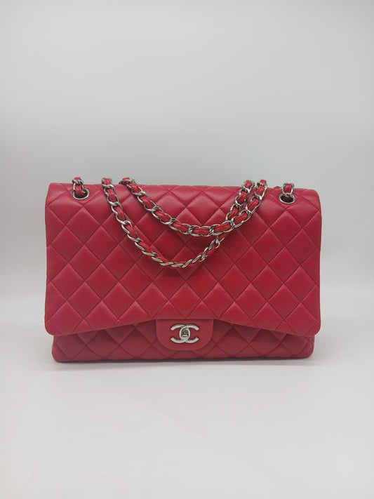 Chanel Maxi Classic Single Flap Pink Lambskin 13089787 DB
Very Good Condition
No Inclusions
