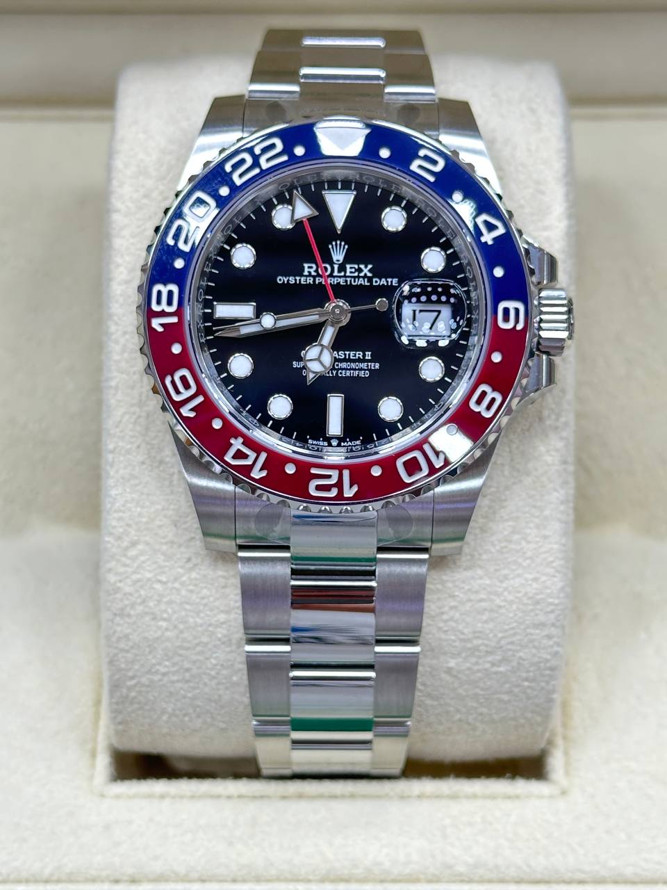 Rolex Men’s GMT Master II Pepsi 126710BLRO Automatic 40mm New 2024