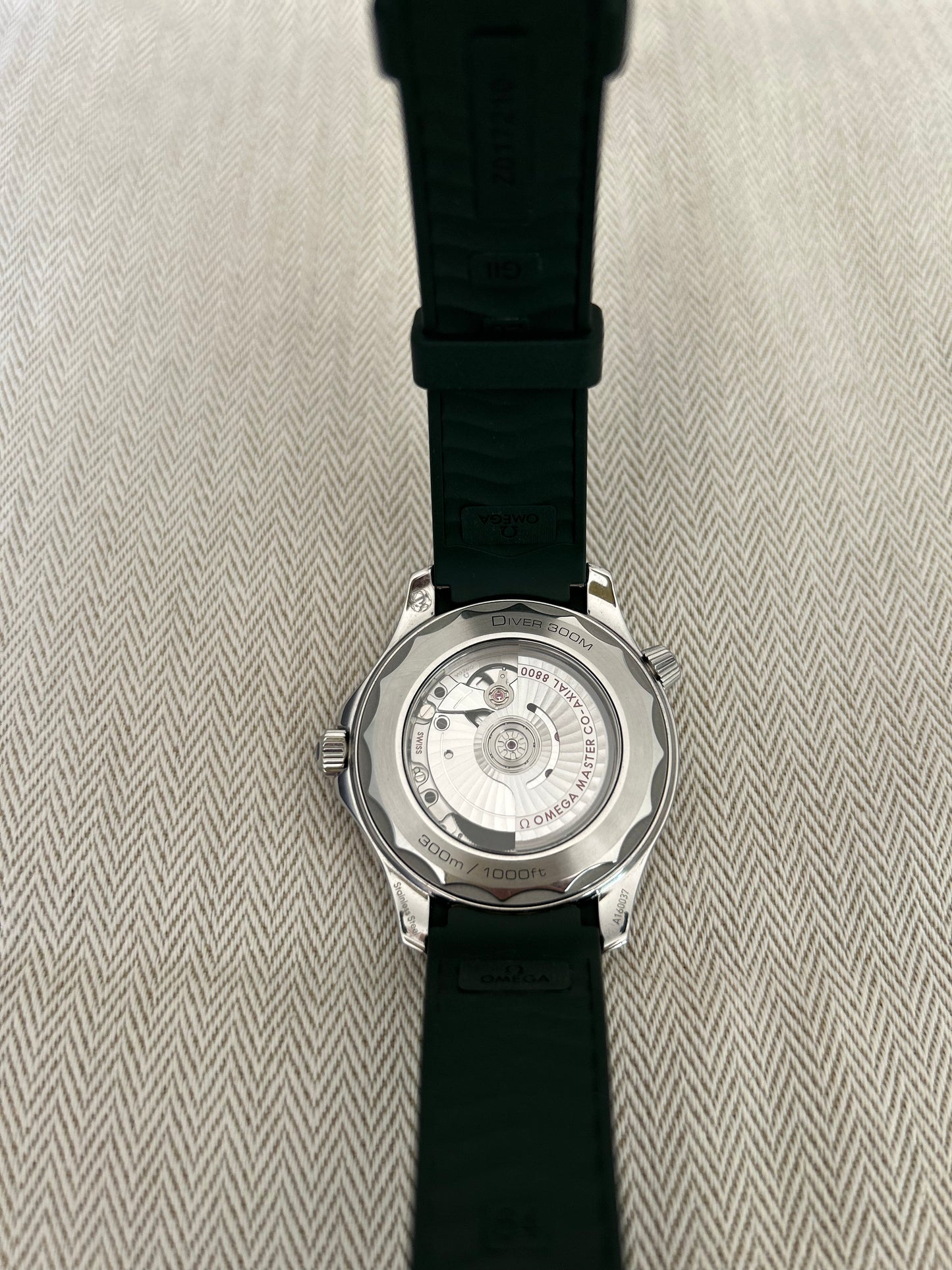 Omega Seamaster Master Chronometer 210.32.42.20.10.001 42mm Steel Green Dial Without Box and Papers. 2022 Years.