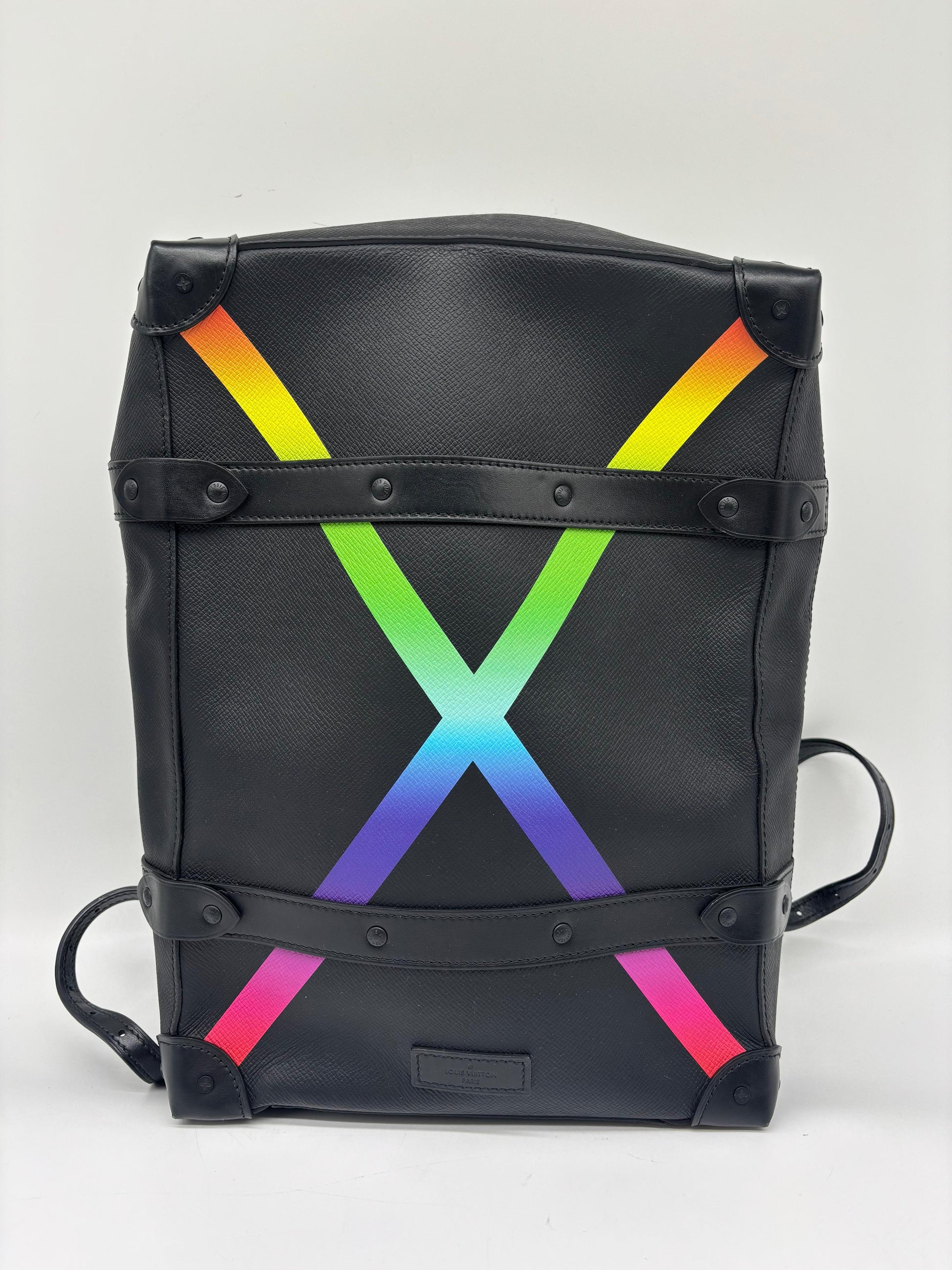 louis vuitton black multicolor backpack Multipocket Patchwork Monogram Eclipse Canvas and Printed Leather 247897203 The Monogram Flower morphs into a playful floral print on this new Lockme Backpack Louis Vuitton Christopher Backpack M20554
