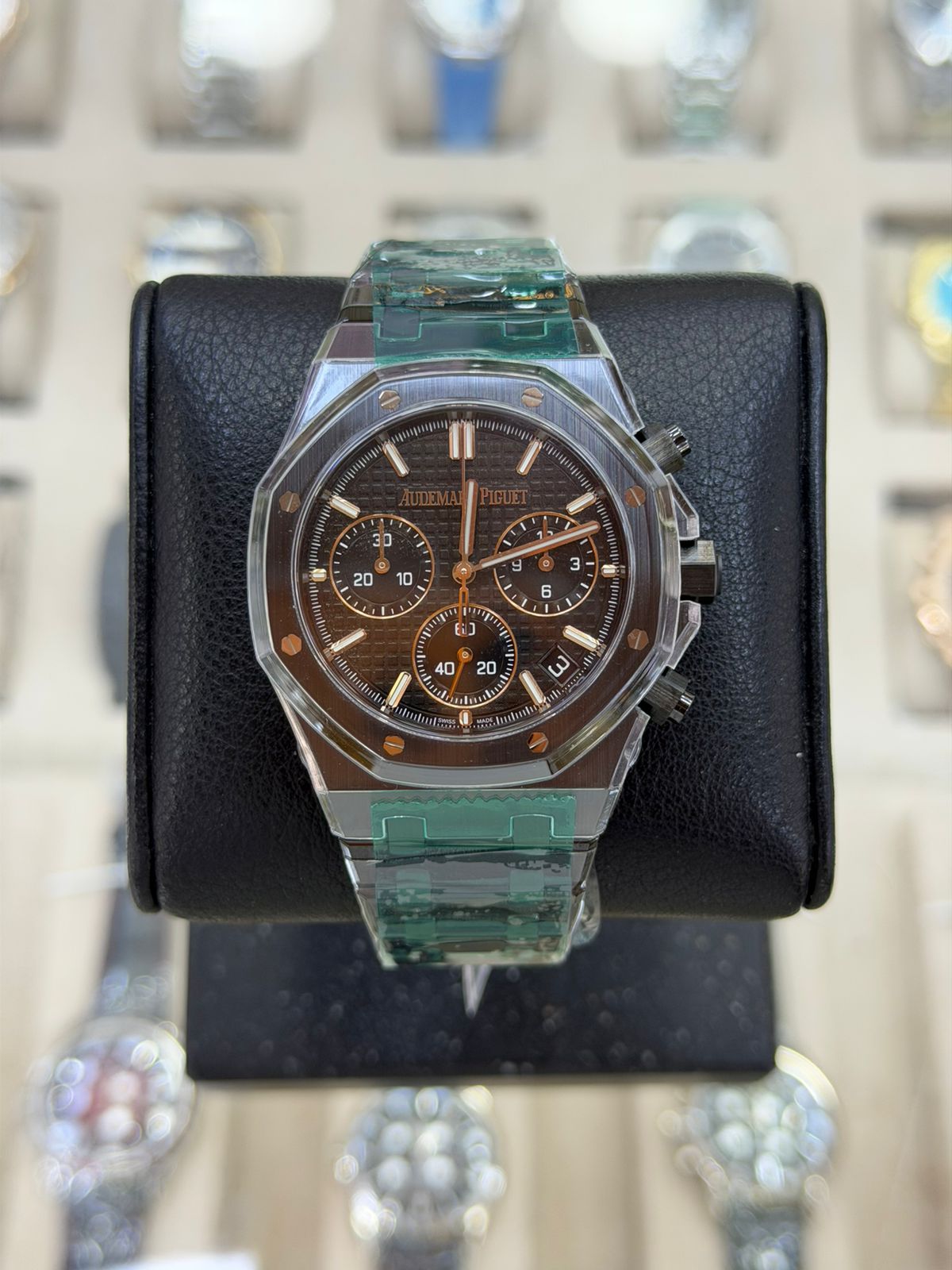 Audemars Piguet Royal Oak Selfwinding Chronograph 41mm Black Ceramic Full Sticker New 2025 Full Set Ref:26240CE.OO.1225CE.02