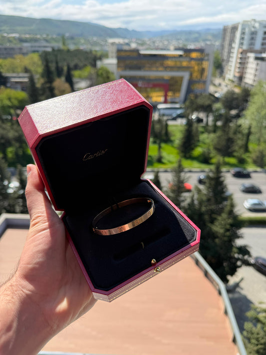 Cartier Love Bracelet 20 Size 18K Yellow Gold 2025 Year With Box And Paper