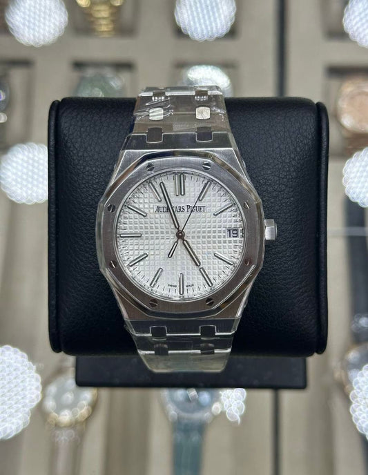 Audemars Piguet Royal Oak 41mm Stainless Steel White Dial New2025 Full Set Ref:15510ST.OO.1320ST.08