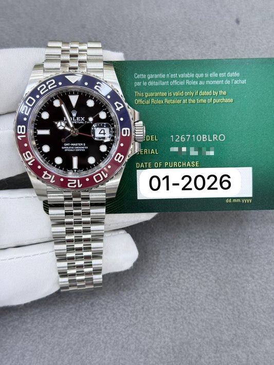 Rolex GMT-Master II
126710BLRO Pepsi Jubilee Brand New Full Set With Box And Paper