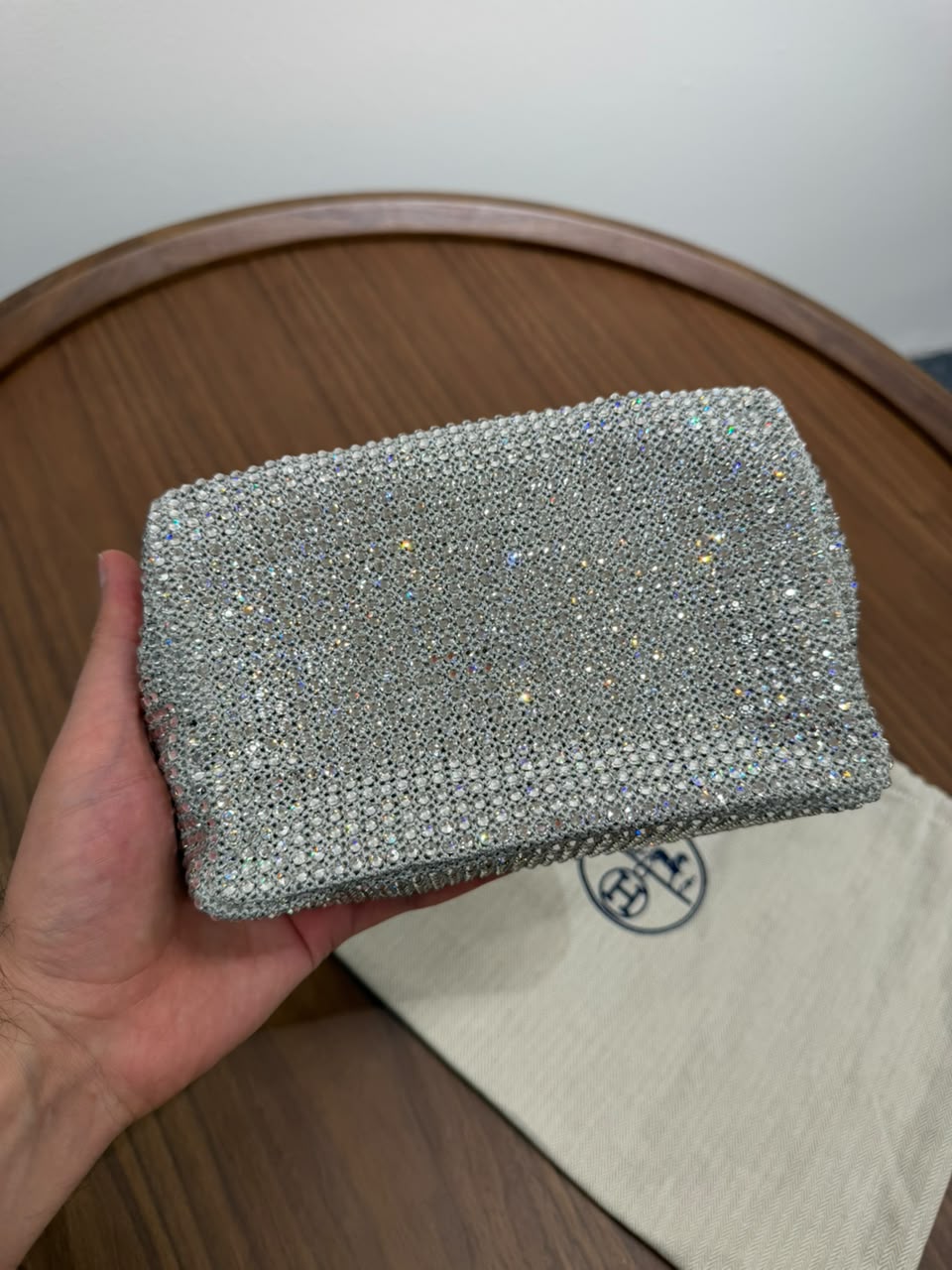 Chanel Mini Flap Crystal Flap Bag Limited New