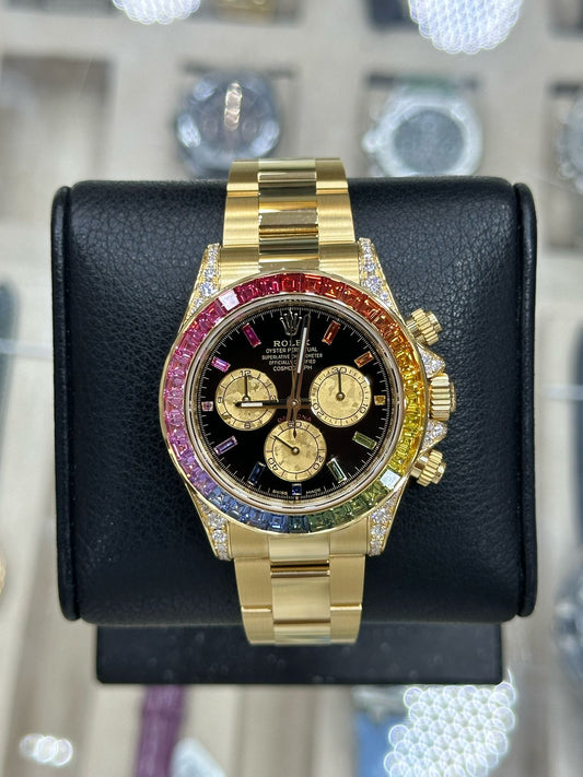 Rolex Daytona Rainbow Facotry Yellow Gold 2024 New 126598RBOW