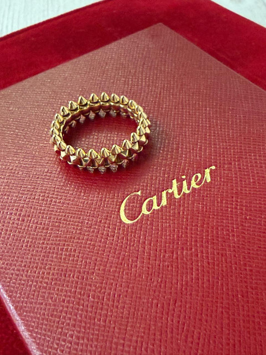 CLASH DE CARTIER RING SMALL MODEL Yellow Gold 57 Size 18 EU With Papers 2025