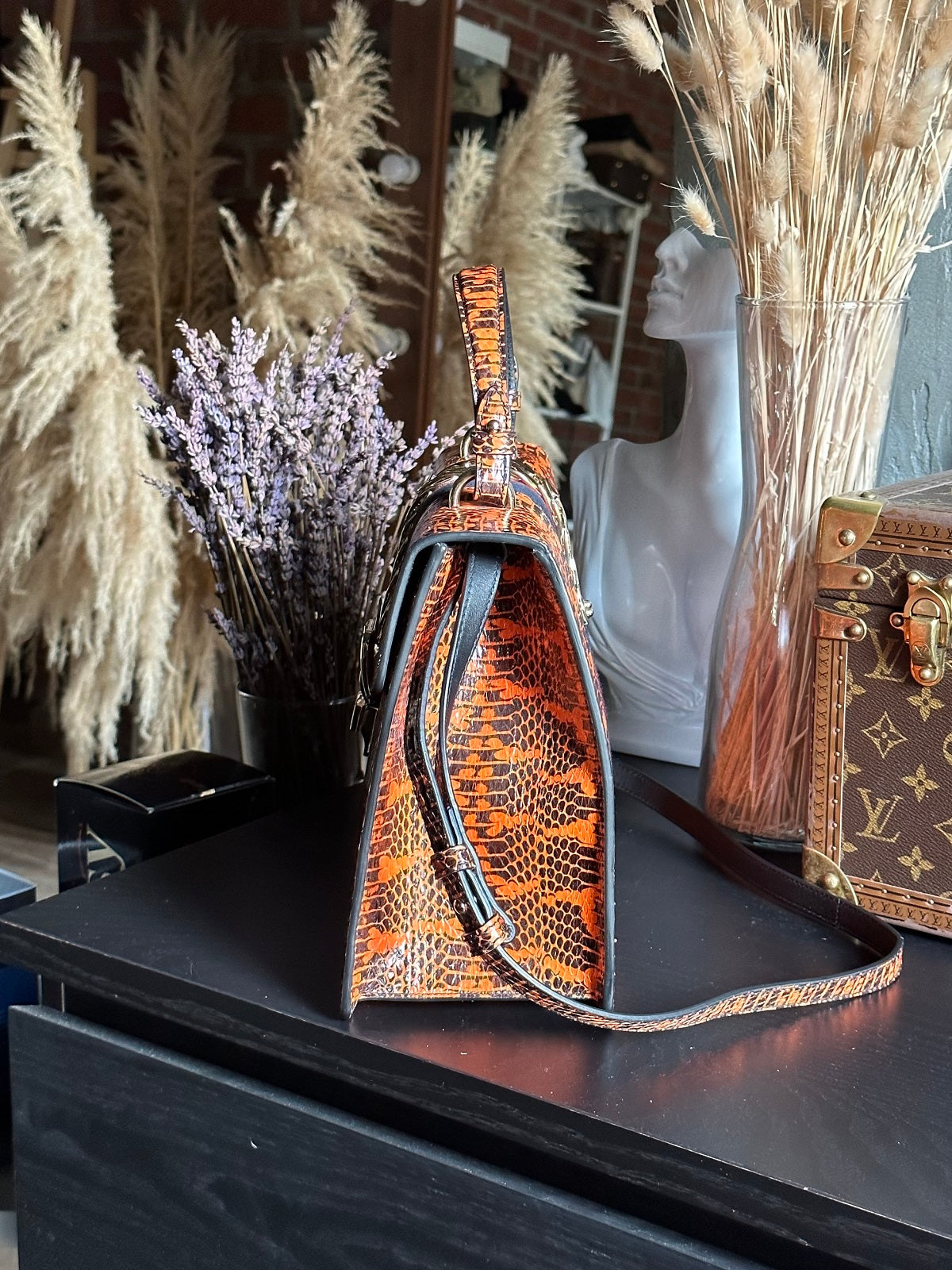 Gucci Sylvia Python Like New.