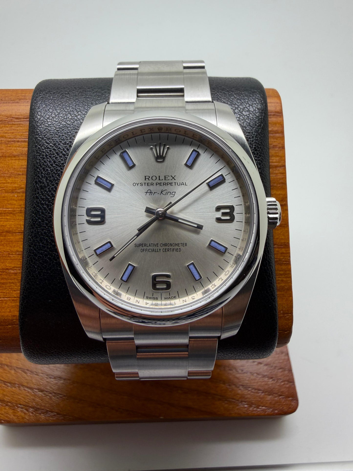 Rolex Air King 34mm Steel No original paper No Box Used 114200