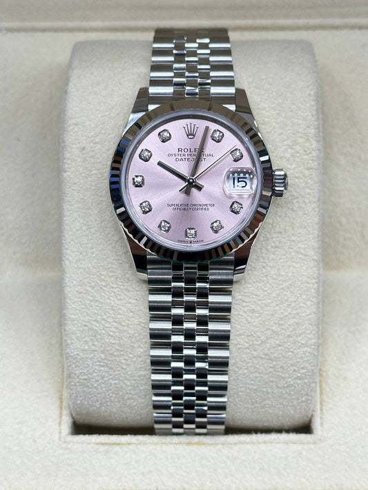 Rolex Ladies 31mm Steel With Diamonds 278274 Automatic 2024