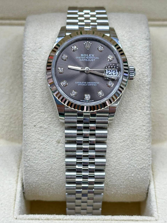 Rolex Ladies Datejust 31mm Steel Jubilee Bracelet With Diamond 278274 Automatic New 2024