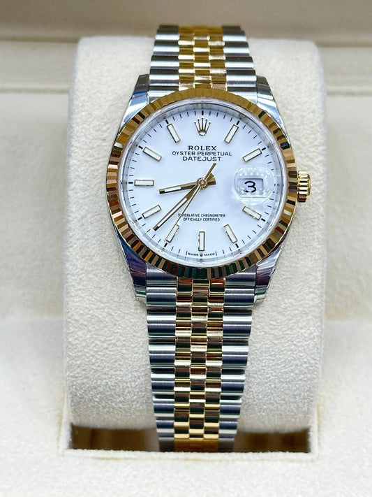 Rolex Unisex Datejust 36mm Steel/Gold 126233 Automatic 2024 New