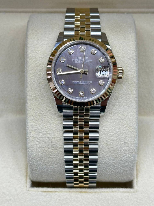 Rolex Ladies Datejust 31mm Steel/Gold 278273 With Diamonds Jubilee Automatic New 2024