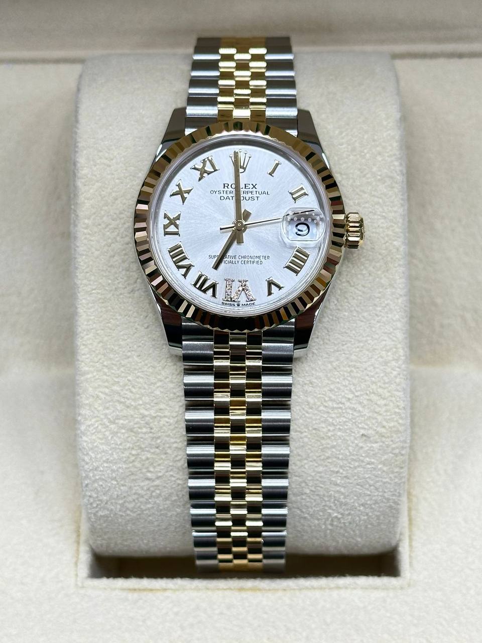 Rolex Ladies Datejust 31mm Steel/Gold With Diamonds 278273 Automatic New 2024