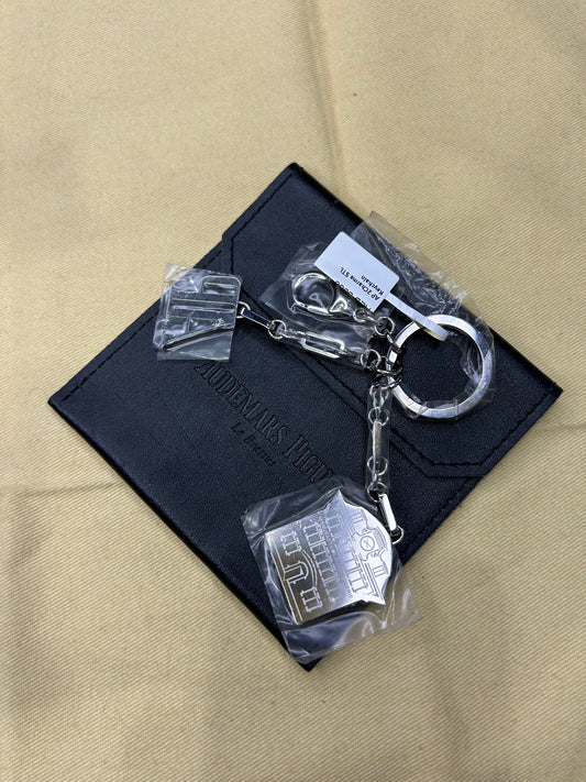 Audemars Piguet Key Chain Steel With Pouch New