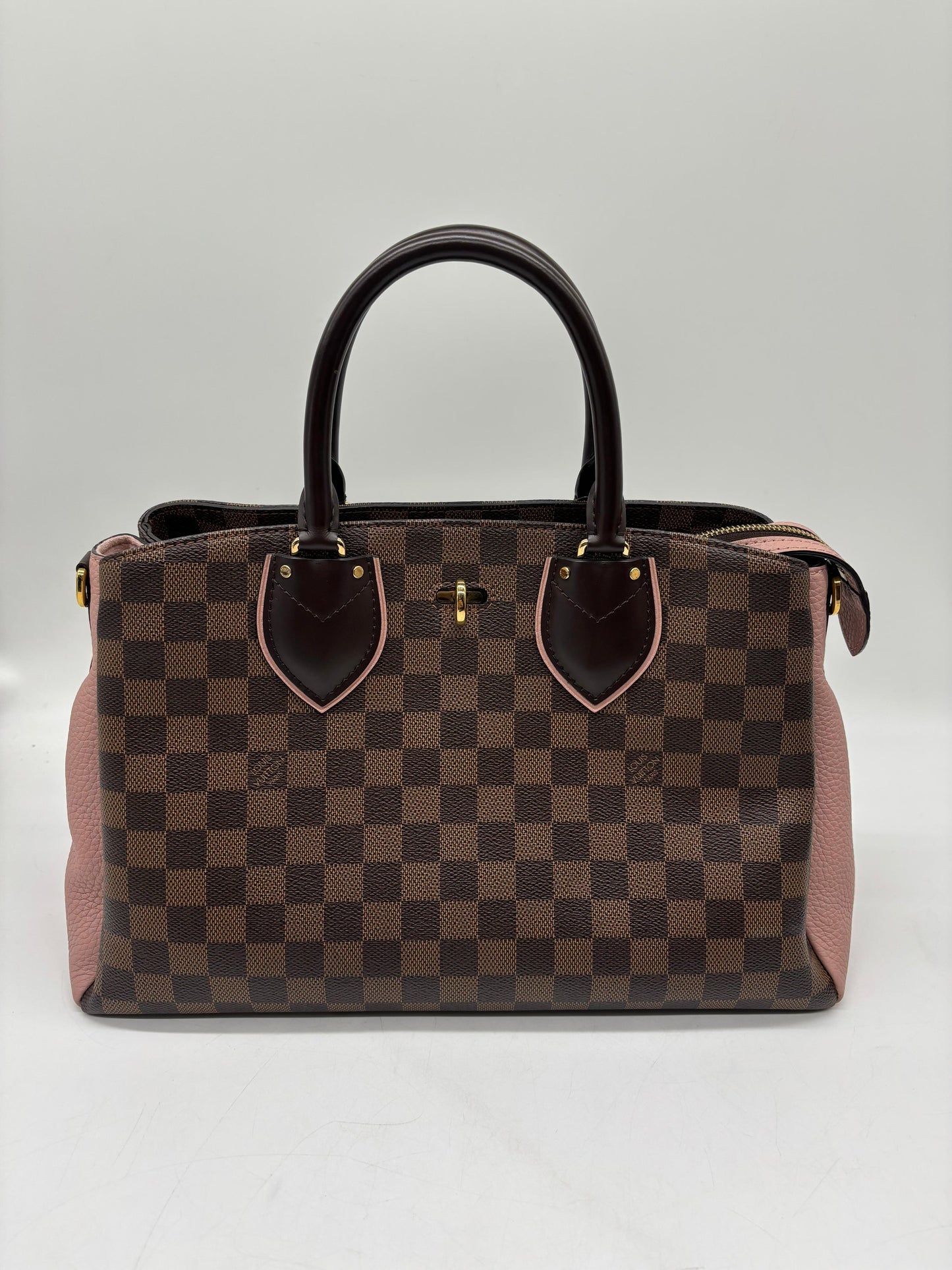 Louis Vuitton Brown Canvas Damier Ebene Normandy In Very Good Condition