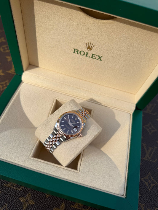 Rolex Datejust Ladies 28mm Steel/Rose Gold Automatic 279171-0017 2023 Used Polished