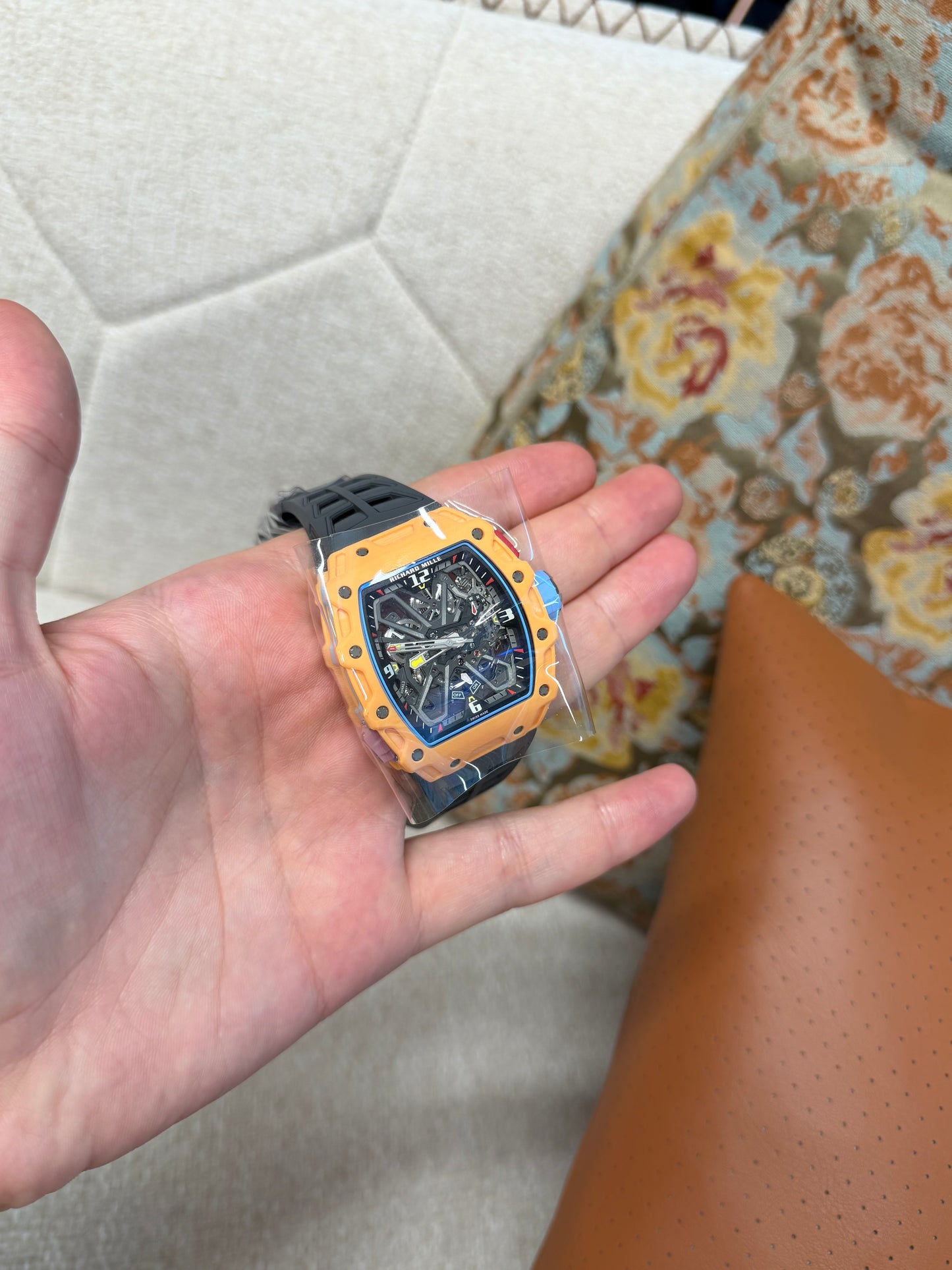 Richard Mille Automatic Winding Rafael Nadal Salmon Automatic RM 35-03